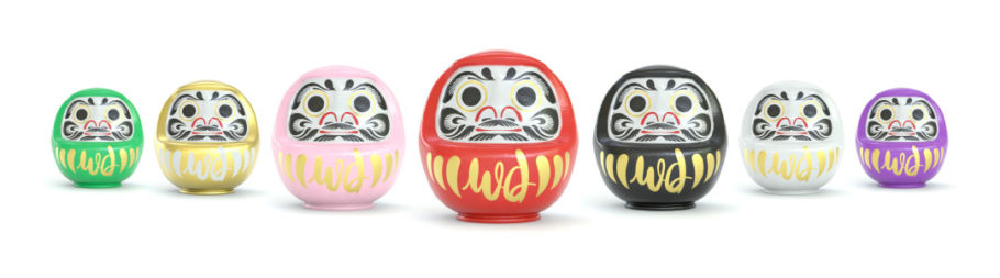 Wise Daruma family