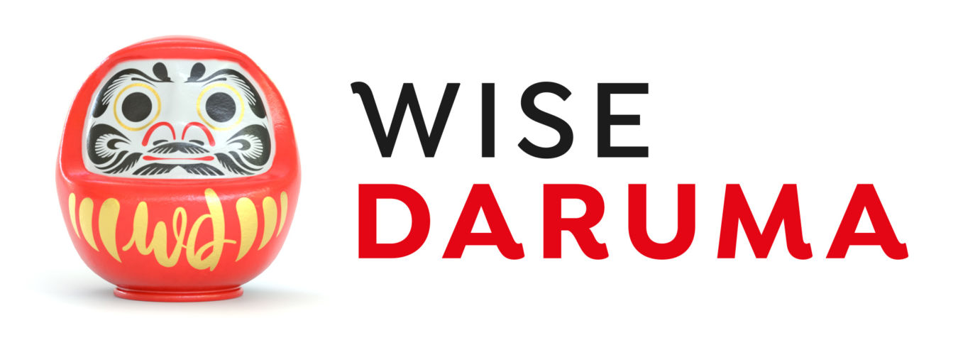 Wise Daruma logo red